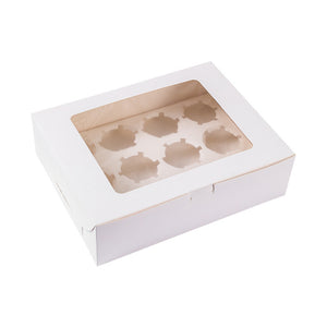 20 piece cupcake box 12 hoels for cake dessert