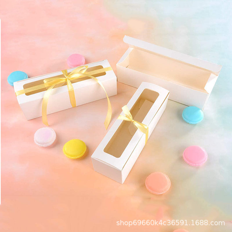 20 piece Macaron Box Kraft Paper Baking Dessert Drawer Box