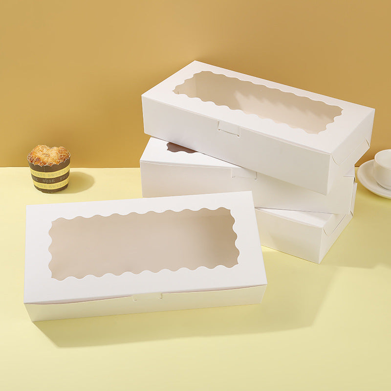 20 piece Square Lace Baking Cake Food Packaging Box