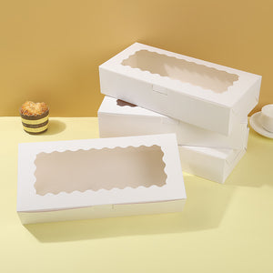20 piece Square Lace Baking Cake Food Packaging Box